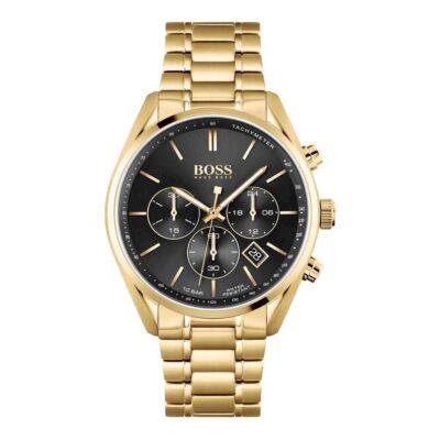 Hugo Boss Men's Watch Champion Yellow Gold - HB1513848